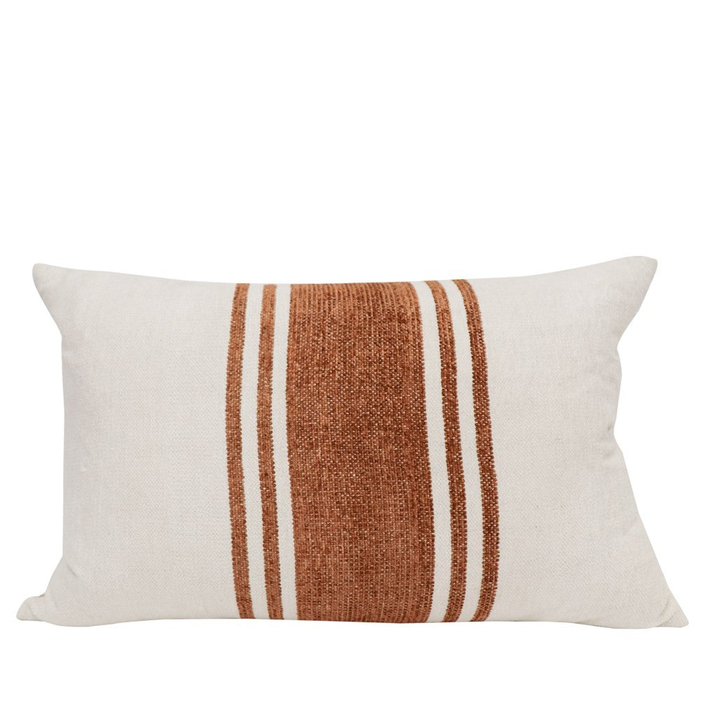 Nova Cream / Bronze Rectangle Cushion