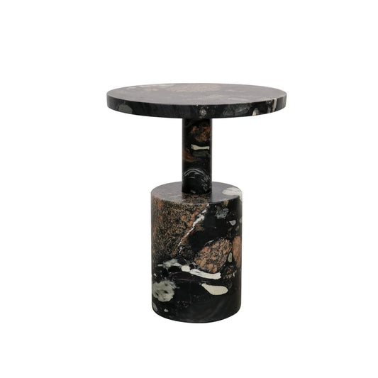 Boracay Marble Side Table - Pebble