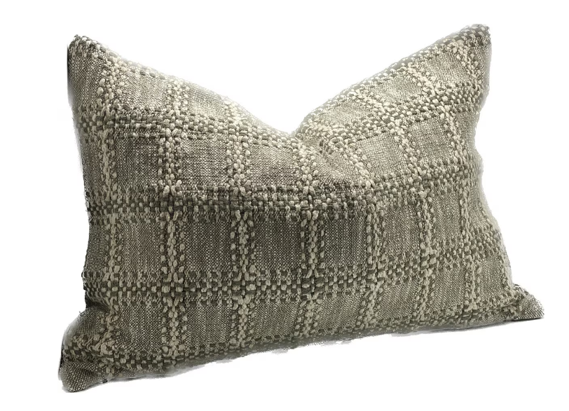 LINEN CUSHION COVER - KHAKI