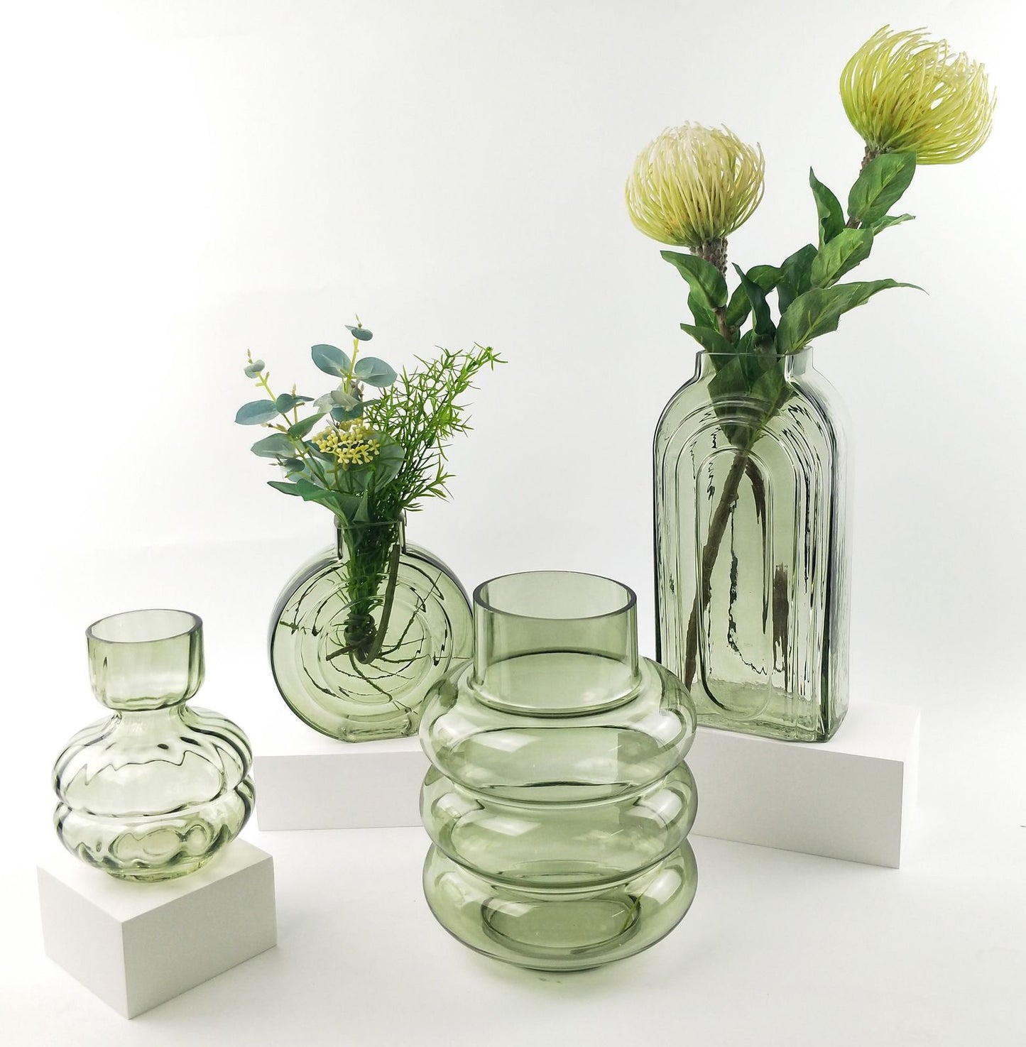 Tommy ring glass vase 22cm