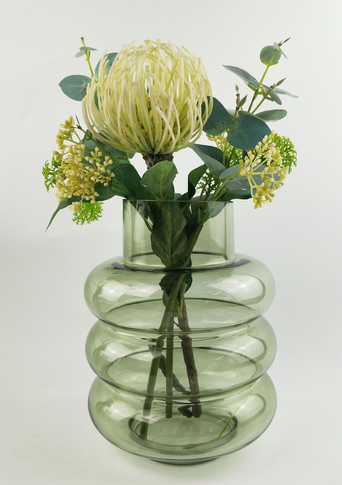 Tommy ring glass vase 22cm