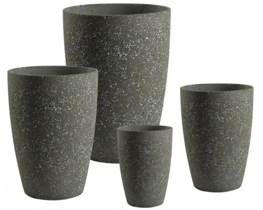 Lightweight Cement Havana Tall Cone Planter