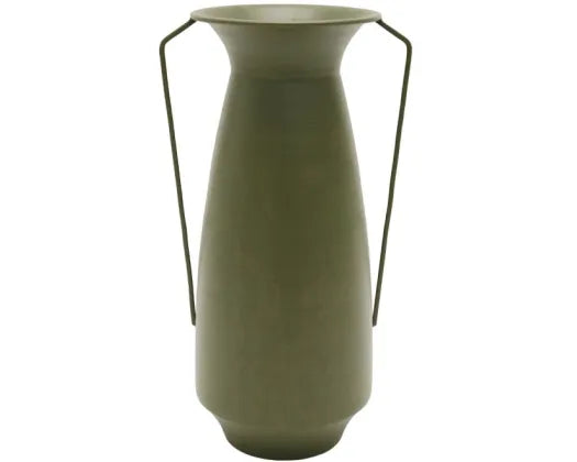 Delta metal vase 19x45 cm olive