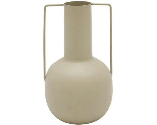 Pippy metal vase beige