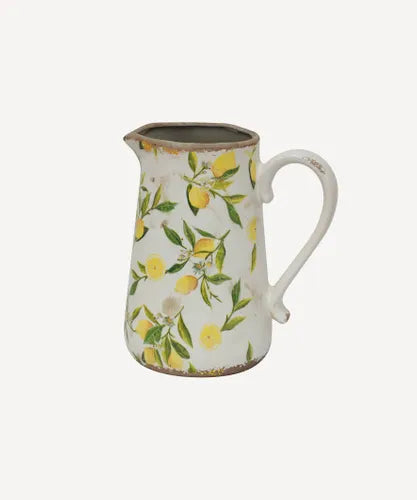 Botanical lemon jug tall