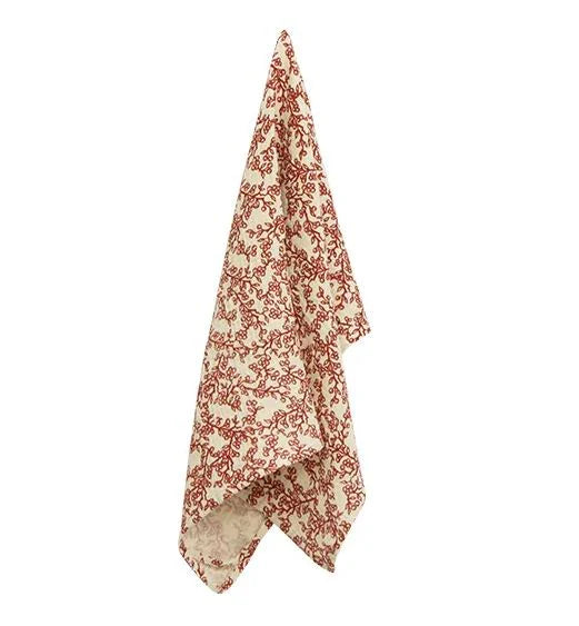 Christmas Cherry teatowel light