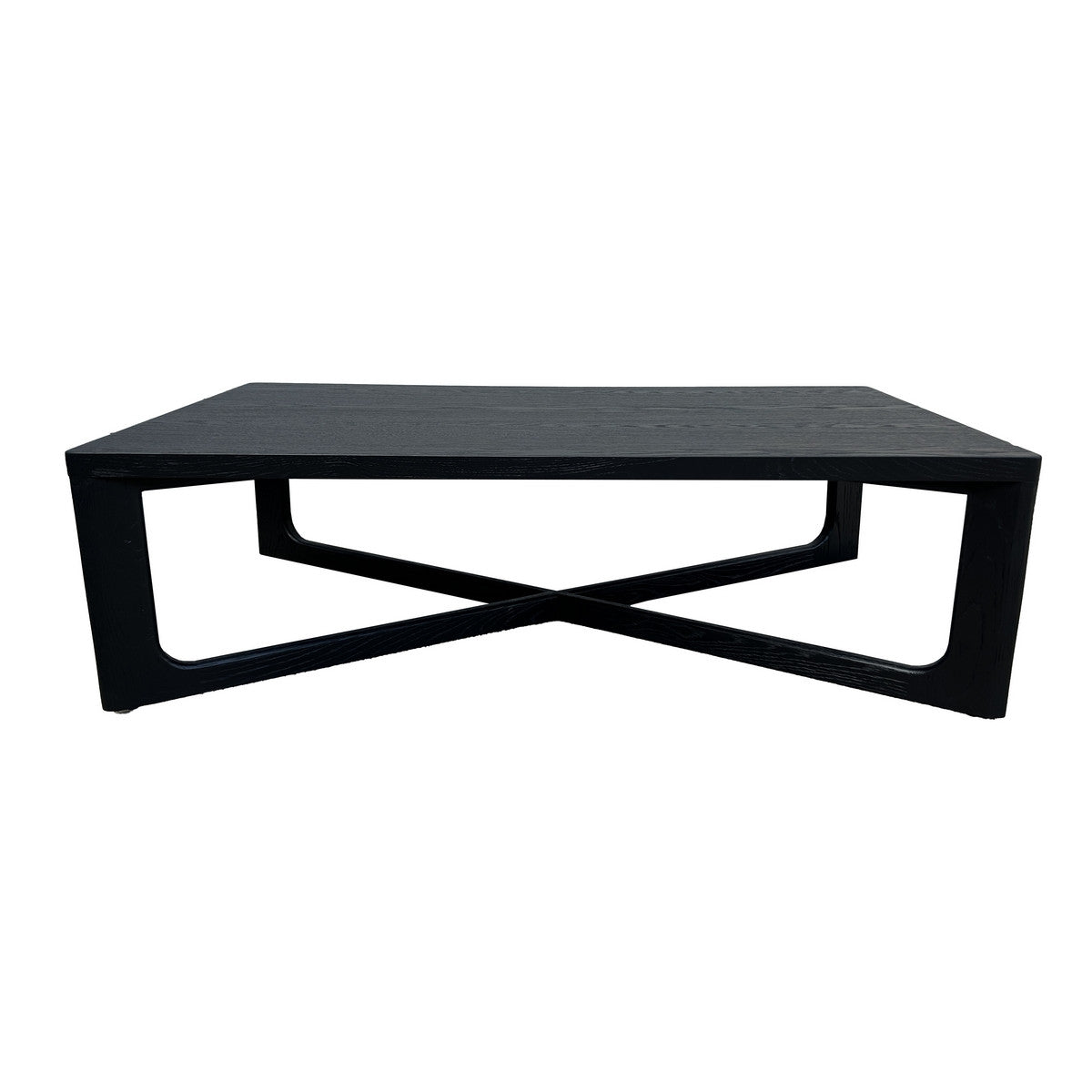 Carlton Black Oak Rectangle Coffee Table - Weathered Black Oak