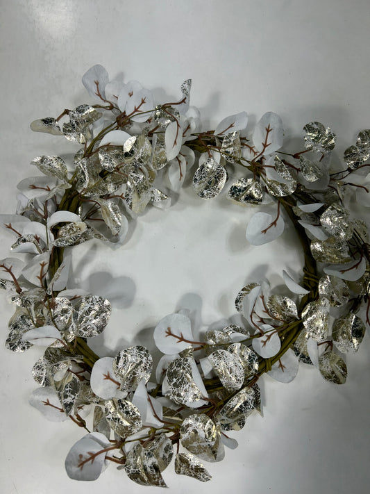 Eucalyptus Leaf Wreath Silver