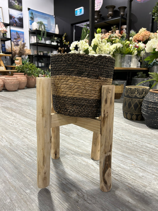 Rattan Basket with Stands