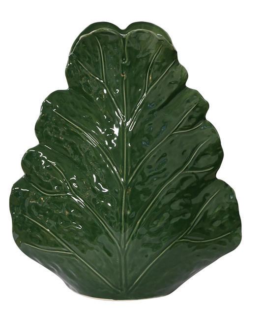 Green Leaf Vase