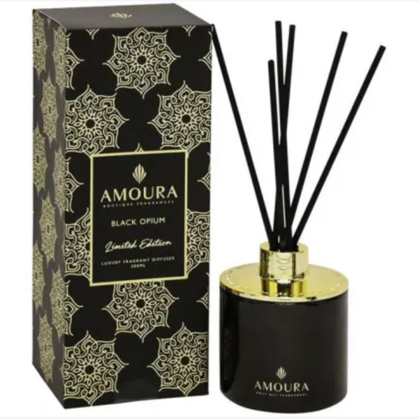 AMOURA LUXURY DIFFUSER - BLACK OPIUM