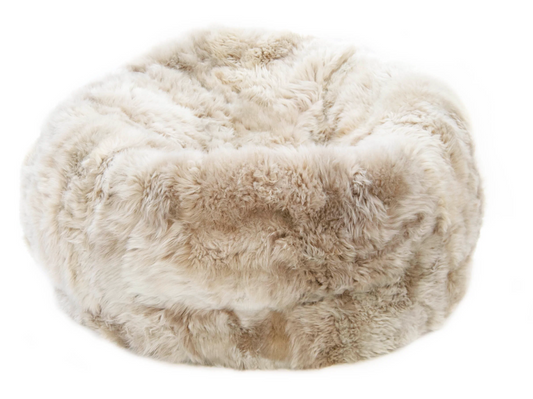 Colossus Sheepskin Bean Bag - Longwool Stone