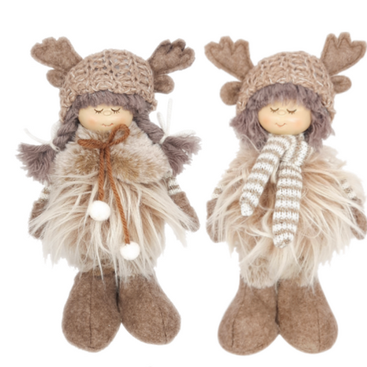 Woodland Reindeer Girls - Taupe