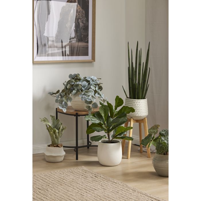 PERRY SIDE TABLE NATURAL & BLACK