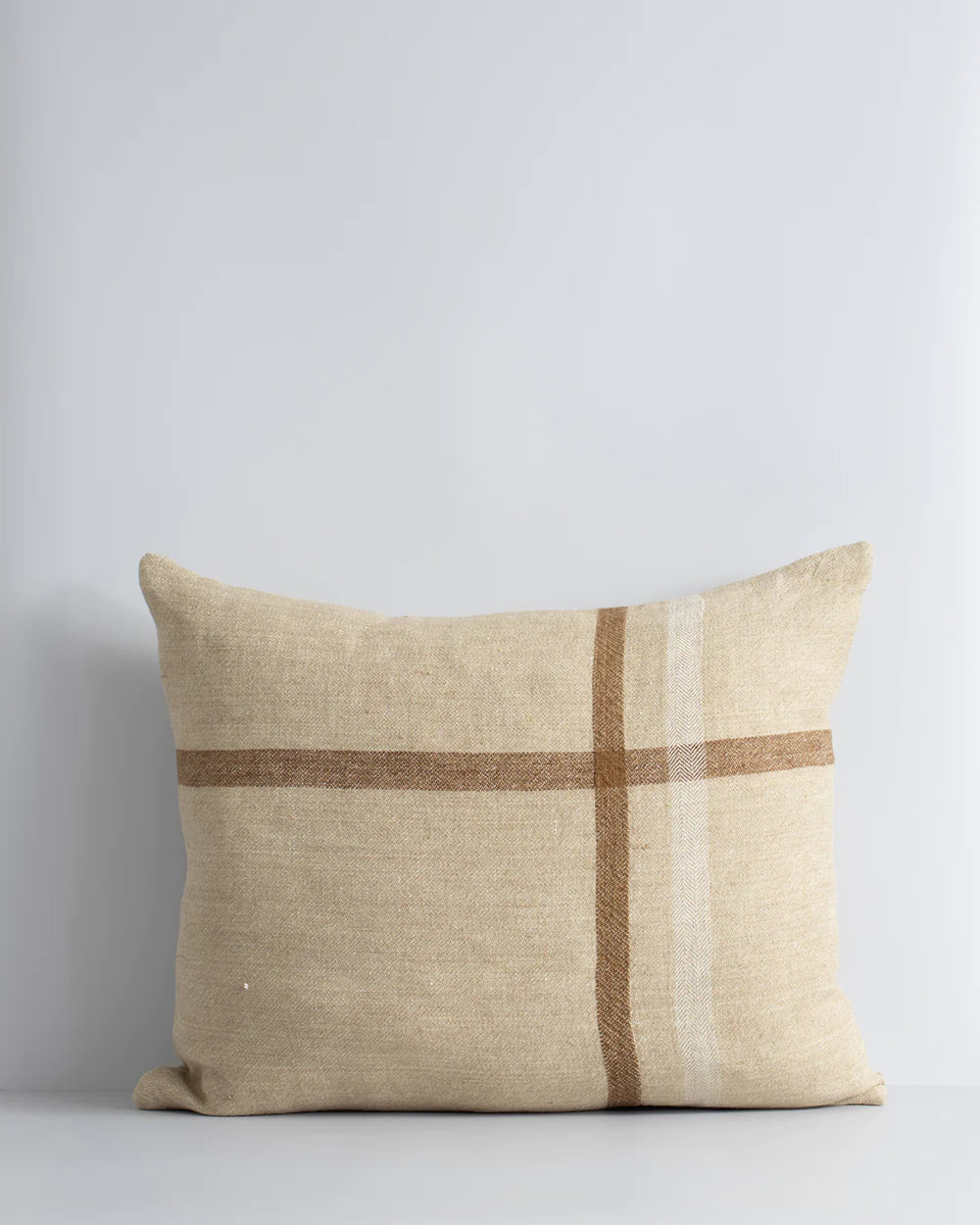 Clintock Cushion Taupe with feather inner