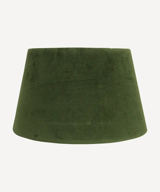 Tapered Drum Shade Olive Velvet