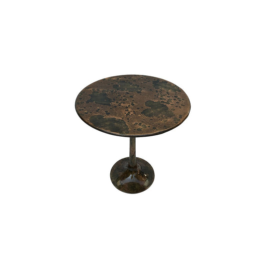 Pedestal Side Table Desert Copper