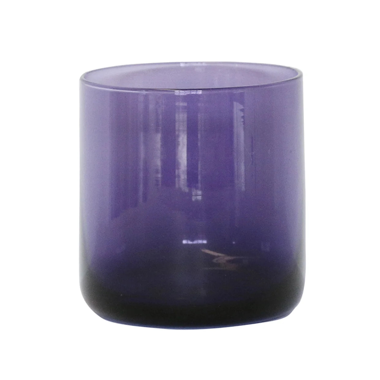 Purple water glass