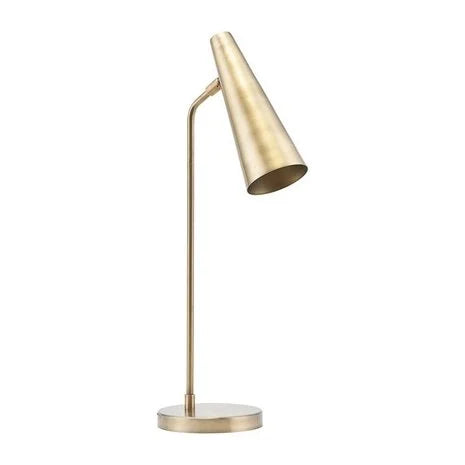 Rupert Chrome Table Lamp - Brass