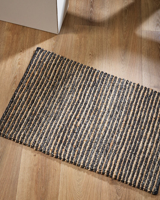 Lima Entrance Mat - Charcoal / Natural