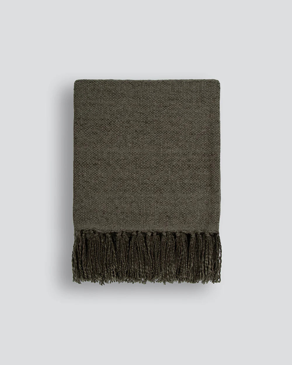 Richmond Throw - Dark Olive