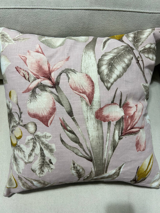 Floral Feather Filled Cushion