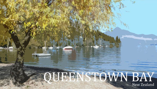 Canvas Art - Queenstown Bay