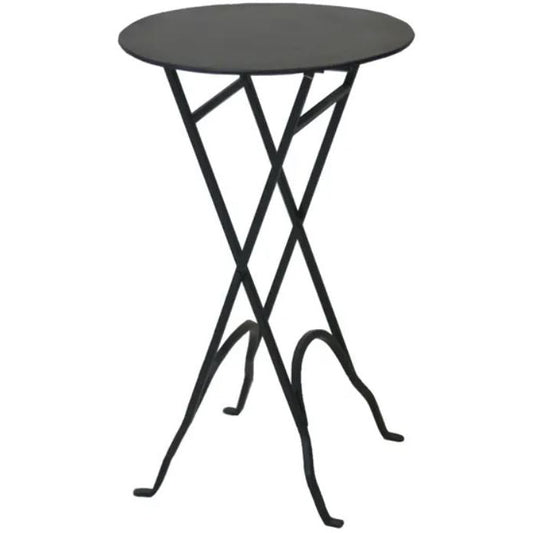 Round narrow side table