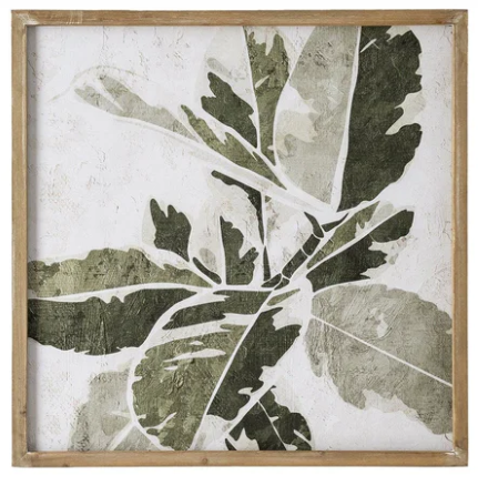 Banksia Green Foliage Wall Art Design 1