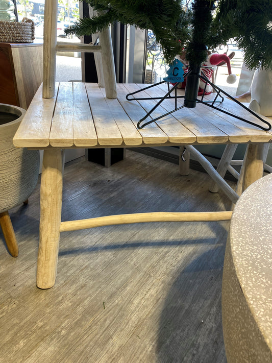 White Wooden Coffee Table